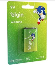 BATERIA ELGIN 9V ALCALINA