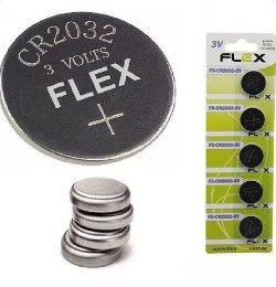 BATERIA FLEX FX-CR2032 3V      (CADA BATERIA)