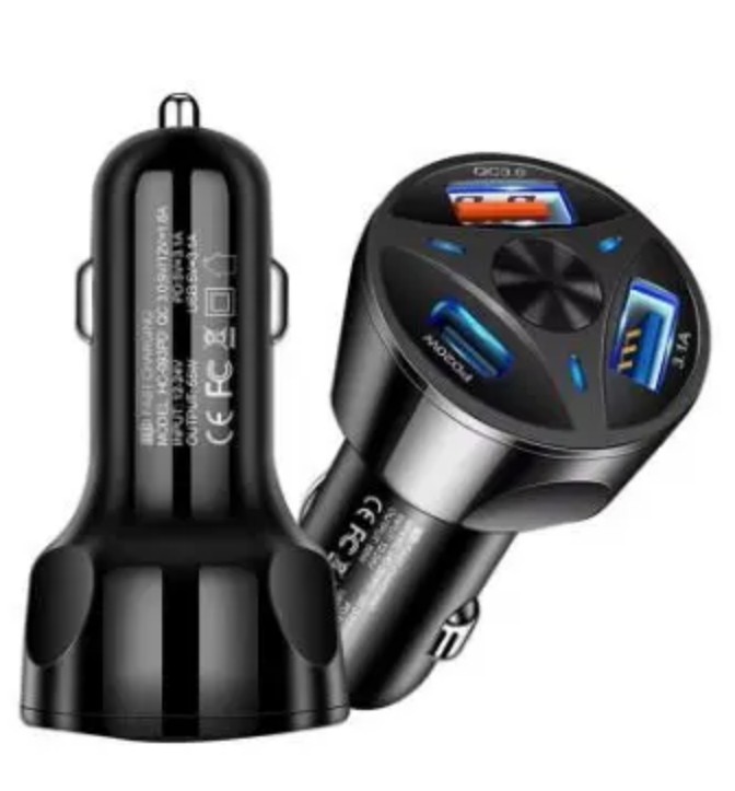 CARREGADOR AUTOMOTIVO 55W CARREGAMENTO RÁPIDO