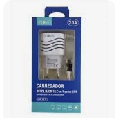 CARREGADOR INOVA 3.1A INTELIGENTE COM 2 PORTAS USB