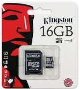 CARTÃO DE MEMÓRIA 16GB KINGSTON
