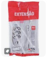 EXTENSÃO 3 TOMADAS 1 METRO FORCE LINE