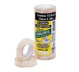 FITA ADESIVA TRANSPARENTE ADELBRAS 12X30MM	