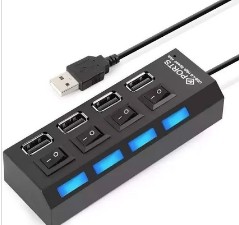 HUB USB 2.0 4 PORTAS