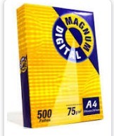 PAPEL SULFITE A4 RESMA COM 500 FOLHAS MAGNUM