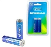 PILHA RECARREGÁVEL KNUPP AA 2700mAh BLISTER COM 2 PILHAS