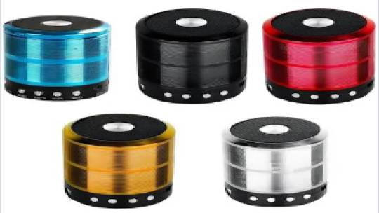 CAIXA DE SOM MINI SPEAKER WS-887 VÁRIAS CORES